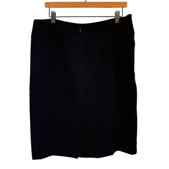 Talbots Womens Black straight Pencil Skirt Size 14 lined career - Picture 9 of 11